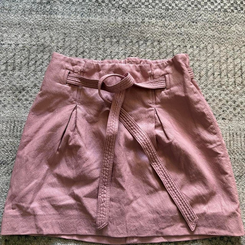 Free people Paper bag tie miniskirt Y2K rave coquette 90's pennylane 2